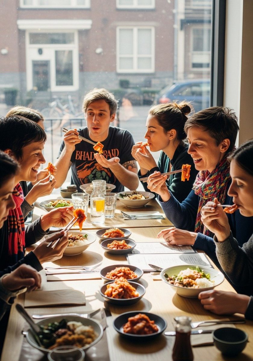 lunch, meal, dinner, appetizer, dish, kimchi, cuisine, healthy, vegetable, asian, delicious, food, plate, traditional, korea, gourmet, homemade, no people, culture, cooking, snack, eating, sauce, vegetarian, ai generated